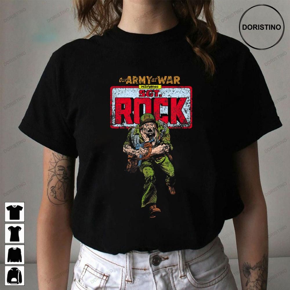 Our Army At War Sgt Rock Awesome Shirts